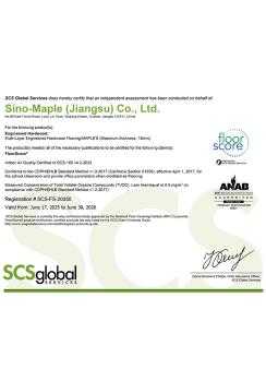 Βαθμολογία δαπέδου SCS-FS